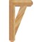 Ekena Millwork Traditional Craftsman Rough Sawn Bracket, Western Red Cedar, 4"W x 16"D x 28"H BKT04X16X28TRA04RWR - alternate 2